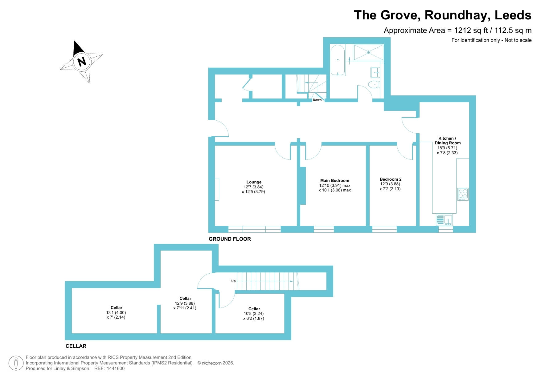 9, The Grove, Leeds floorplan