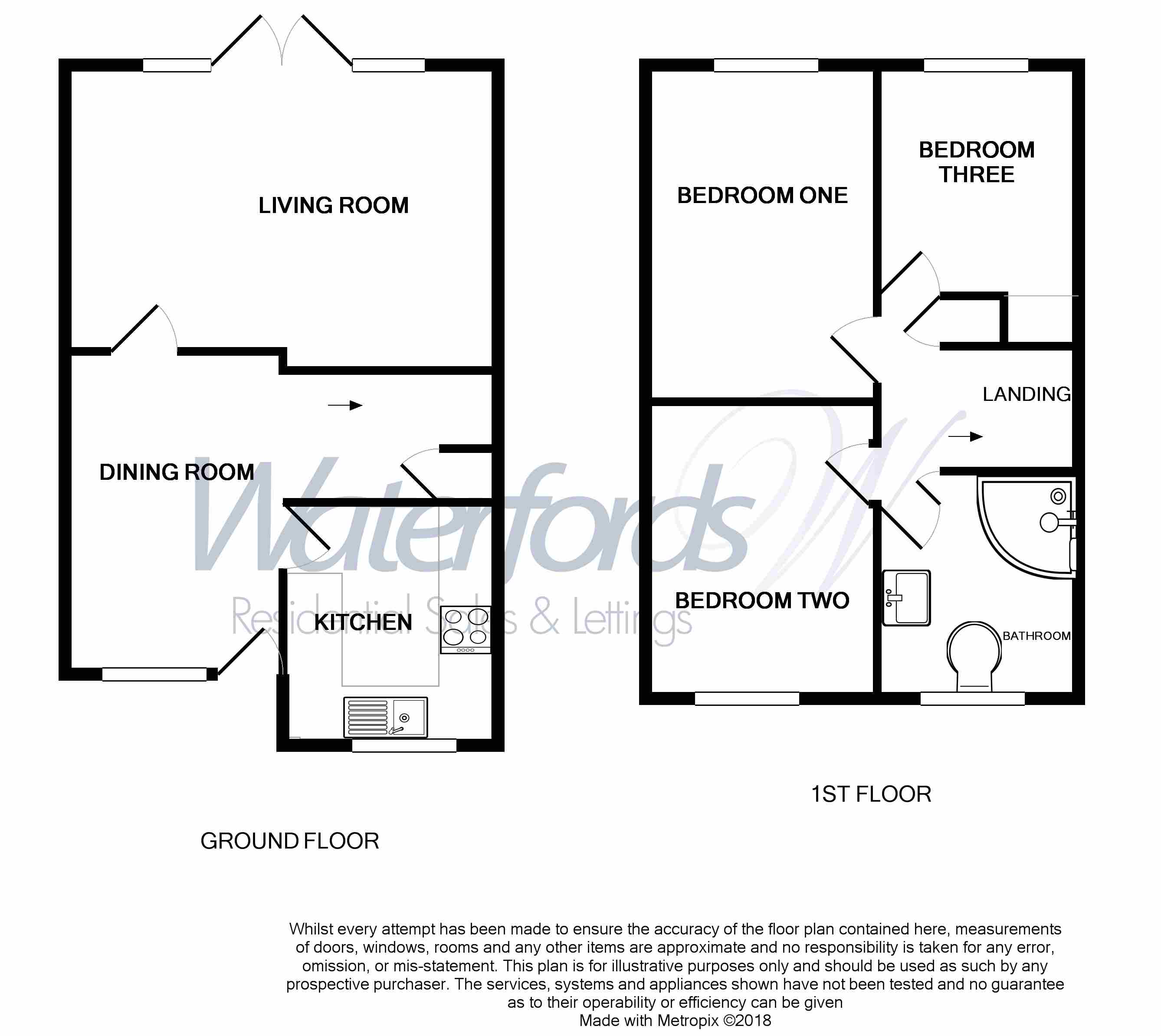 3 Bedrooms Terraced house to rent in Foxley Close, Blackwater, Camberley GU17