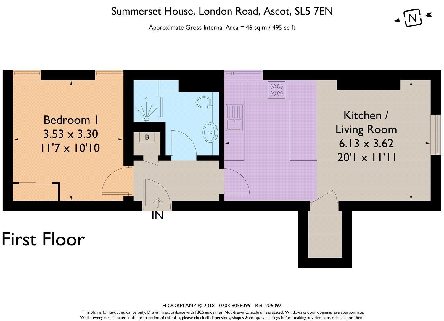 1 Bedrooms Flat to rent in Somerset House, London Road, Ascot, Berkshire SL5