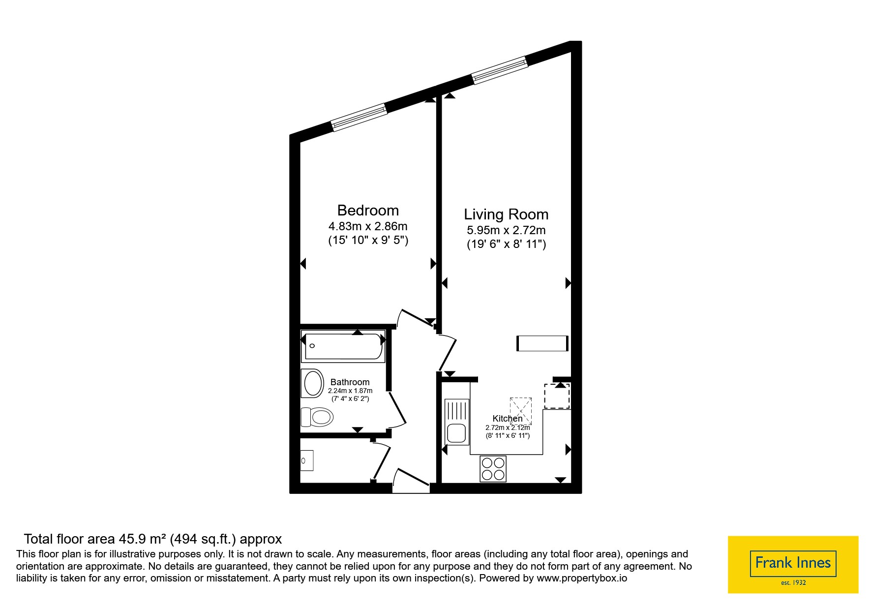 Flat 4, The Regency, 2, Derby Road, Leicestershire floorplan