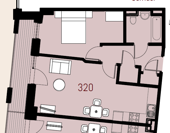 A320, 33, Abbey Row, 33 Devon Street, Merseyside floorplan