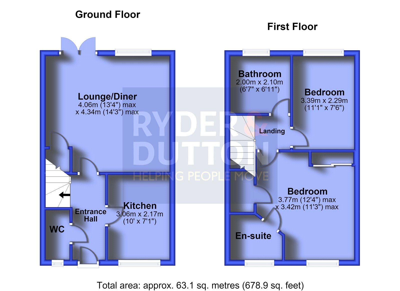 64, Hart Mill Close, Mossley floorplan