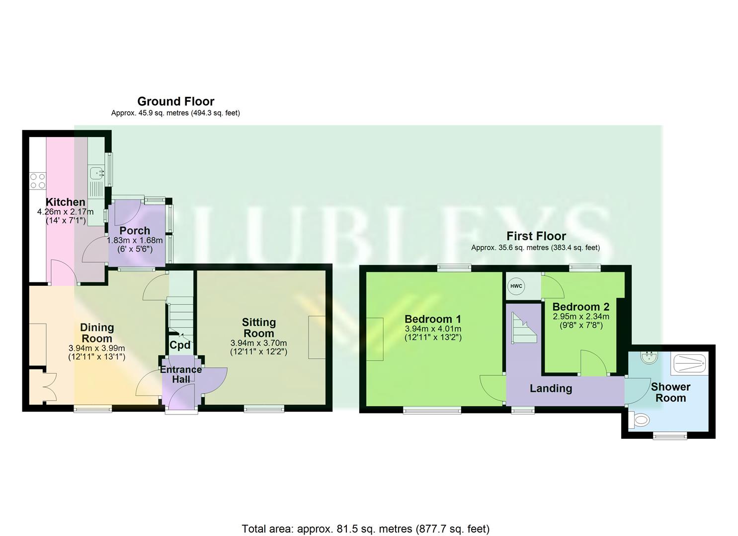 96, York Road, York floorplan