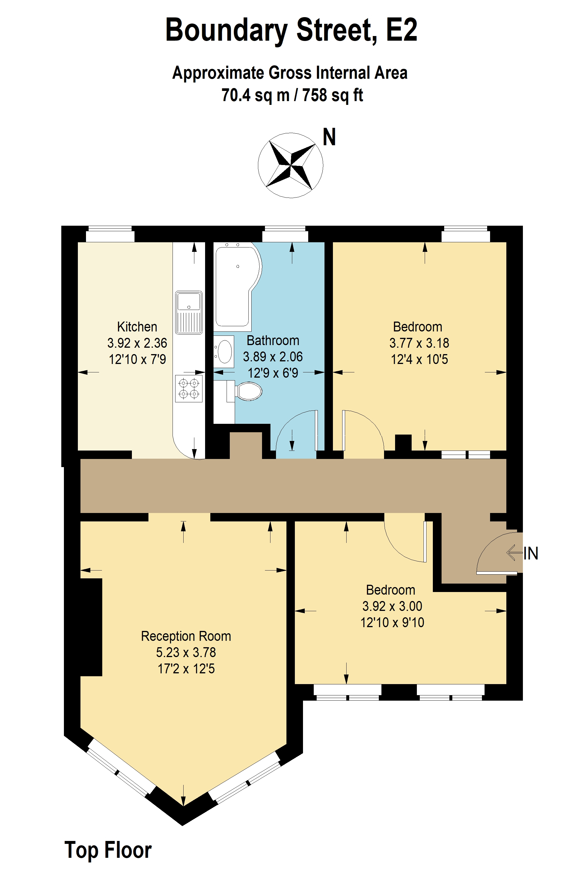 2 Bedrooms Flat for sale in Abingdon House, Boundary Street, London E2