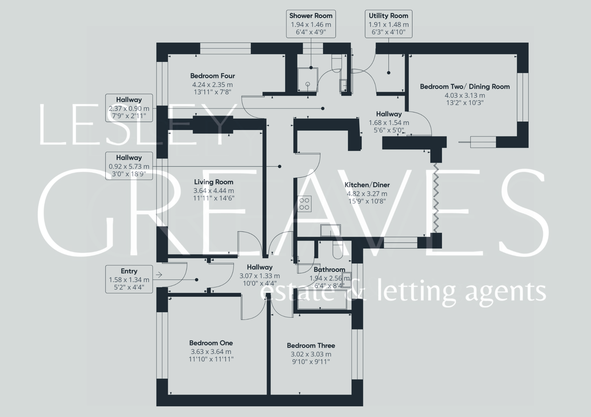 1A, Micklebarrow Close, Southwell floorplan
