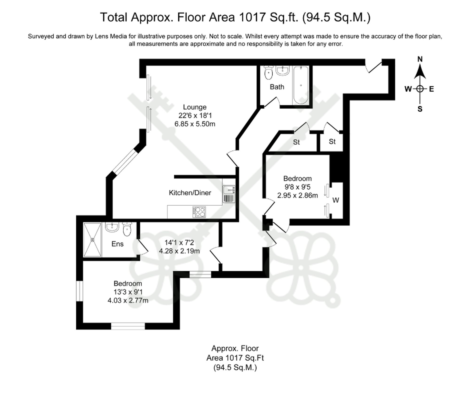 Apt 26, Holden Mill Blackburn Road, Bolton floorplan
