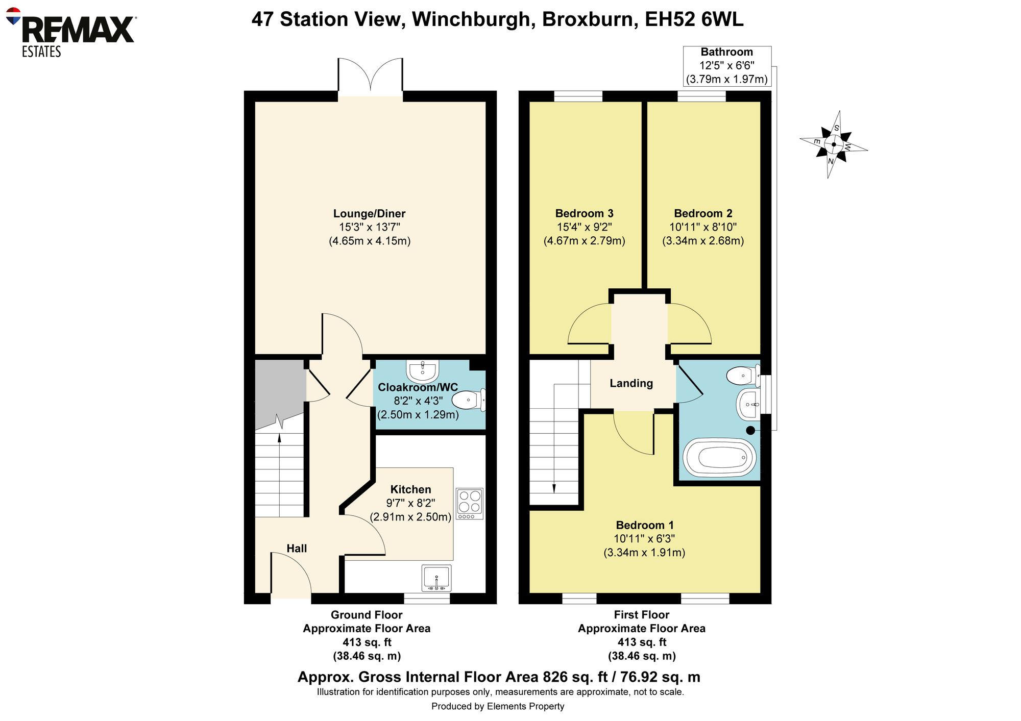 47 Station View, Broxburn floorplan