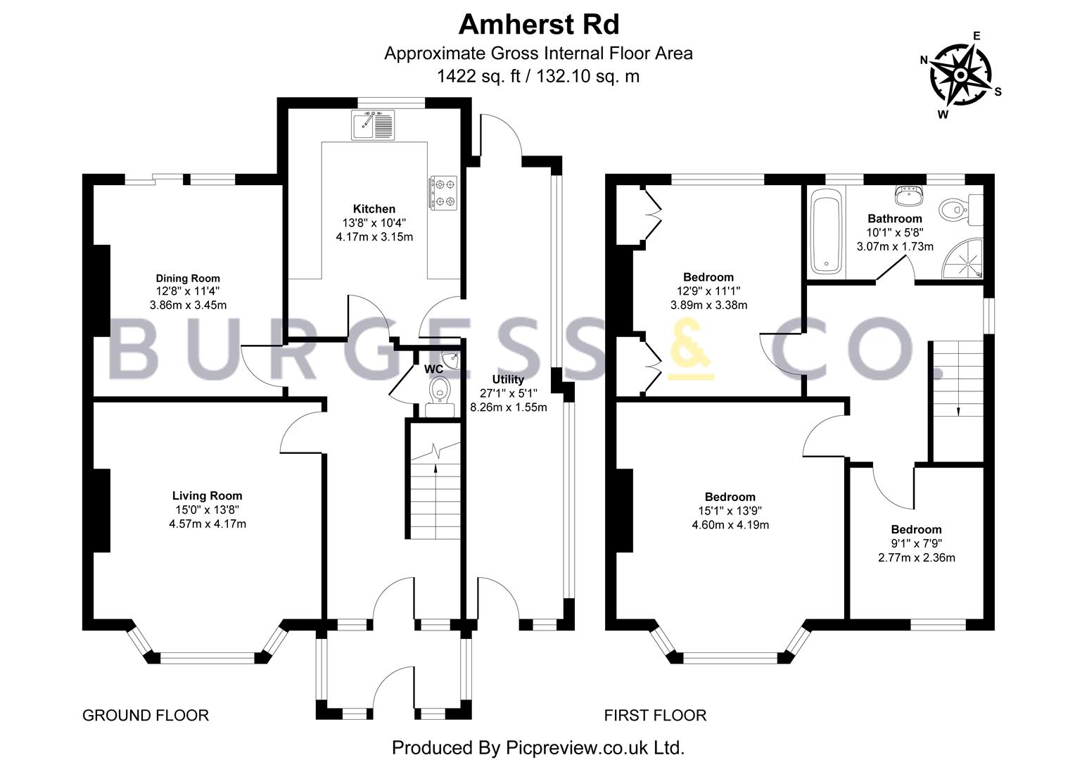 70, Amherst Road, Bexhill-On-Sea floorplan