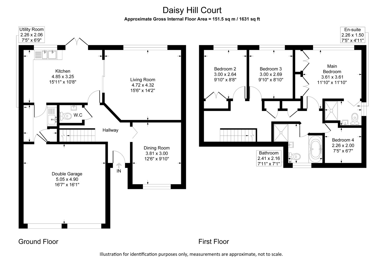 3, Daisy Hill Court, Accrington floorplan