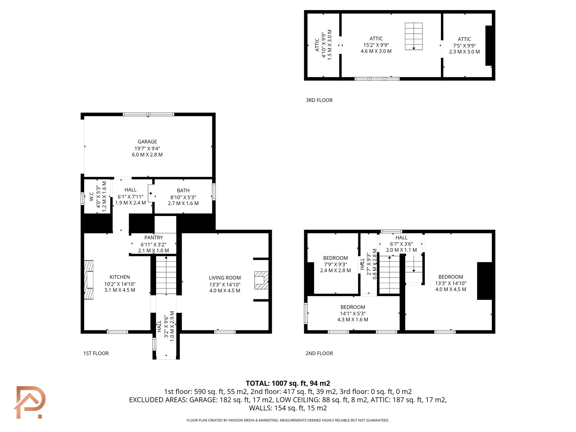 Cummal Veg, Port Erin floorplan