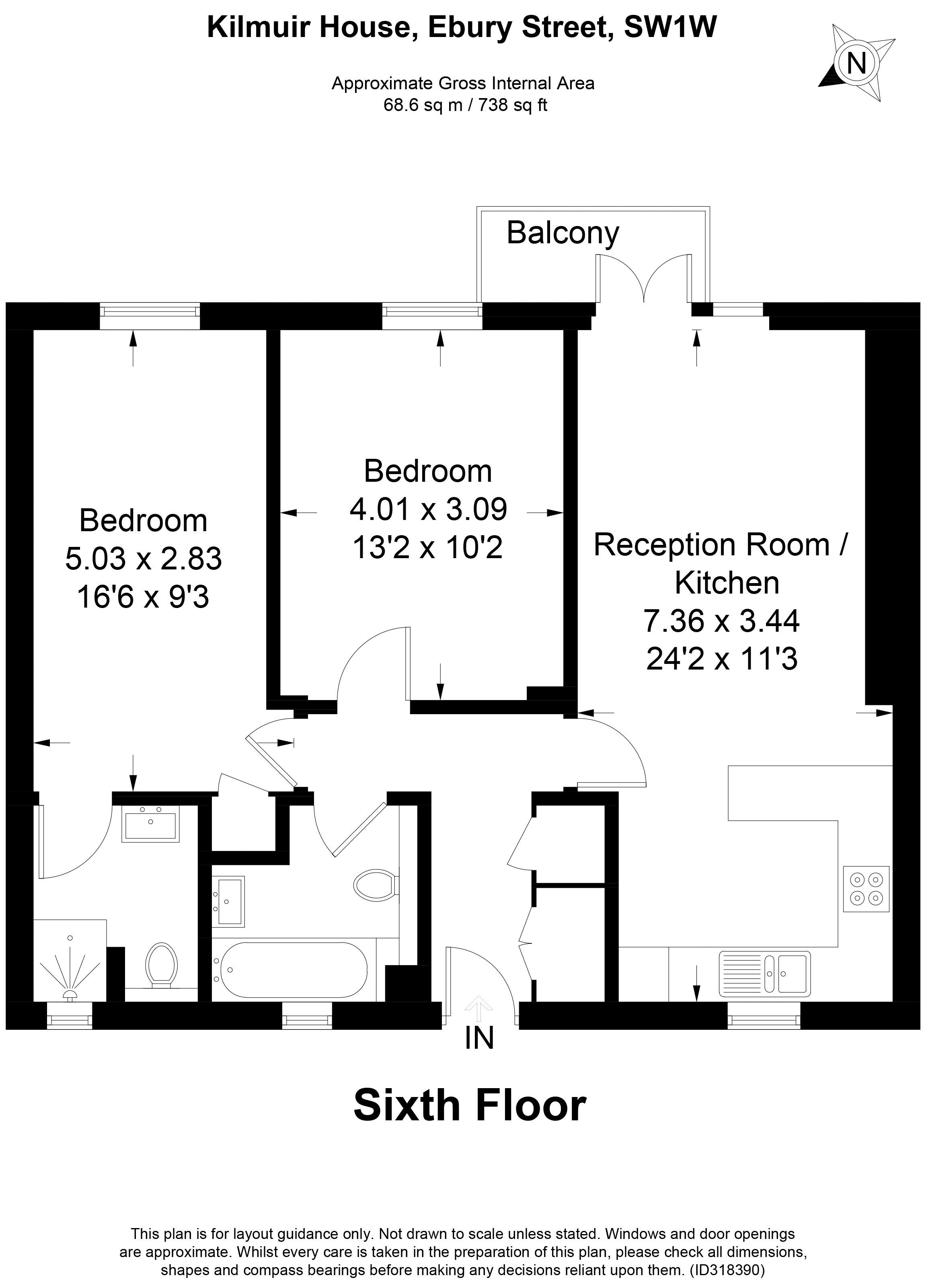 2 Bedrooms Flat to rent in Ebury Street, London SW1W