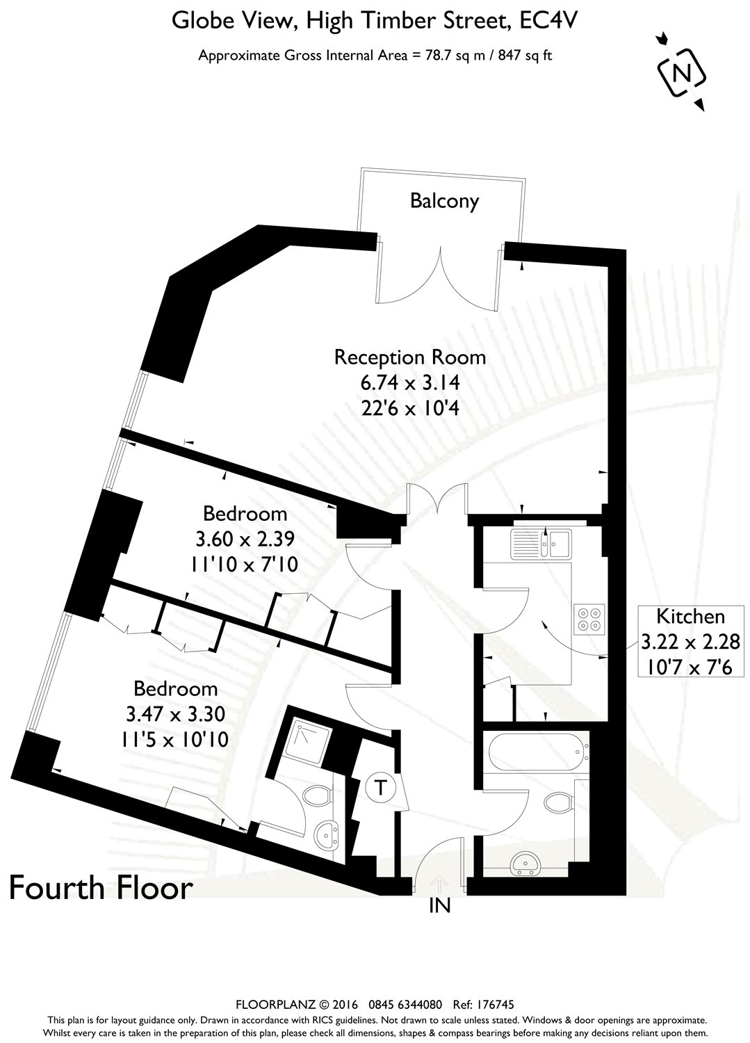 2 Bedrooms Flat to rent in Globe View, 10 High Timber Street, London EC4V