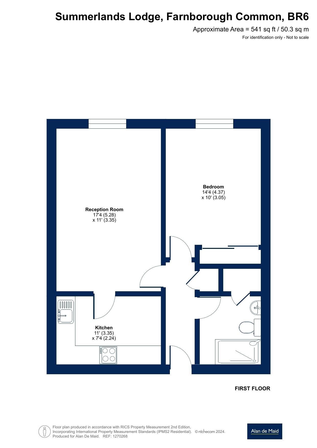 Flat 7, Summerlands Lodge,, Farnborough Common, Orpington floorplan