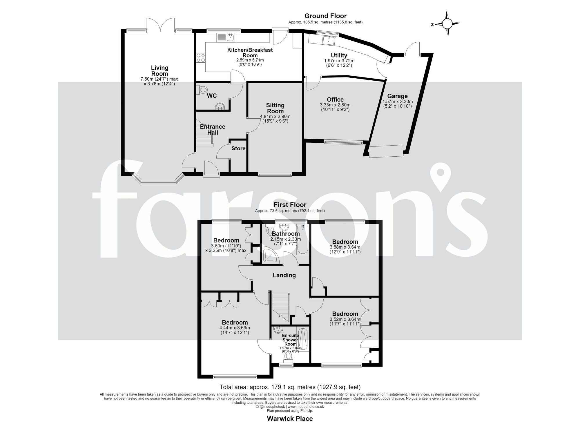 6 Warwick Place, Brentwood floorplan