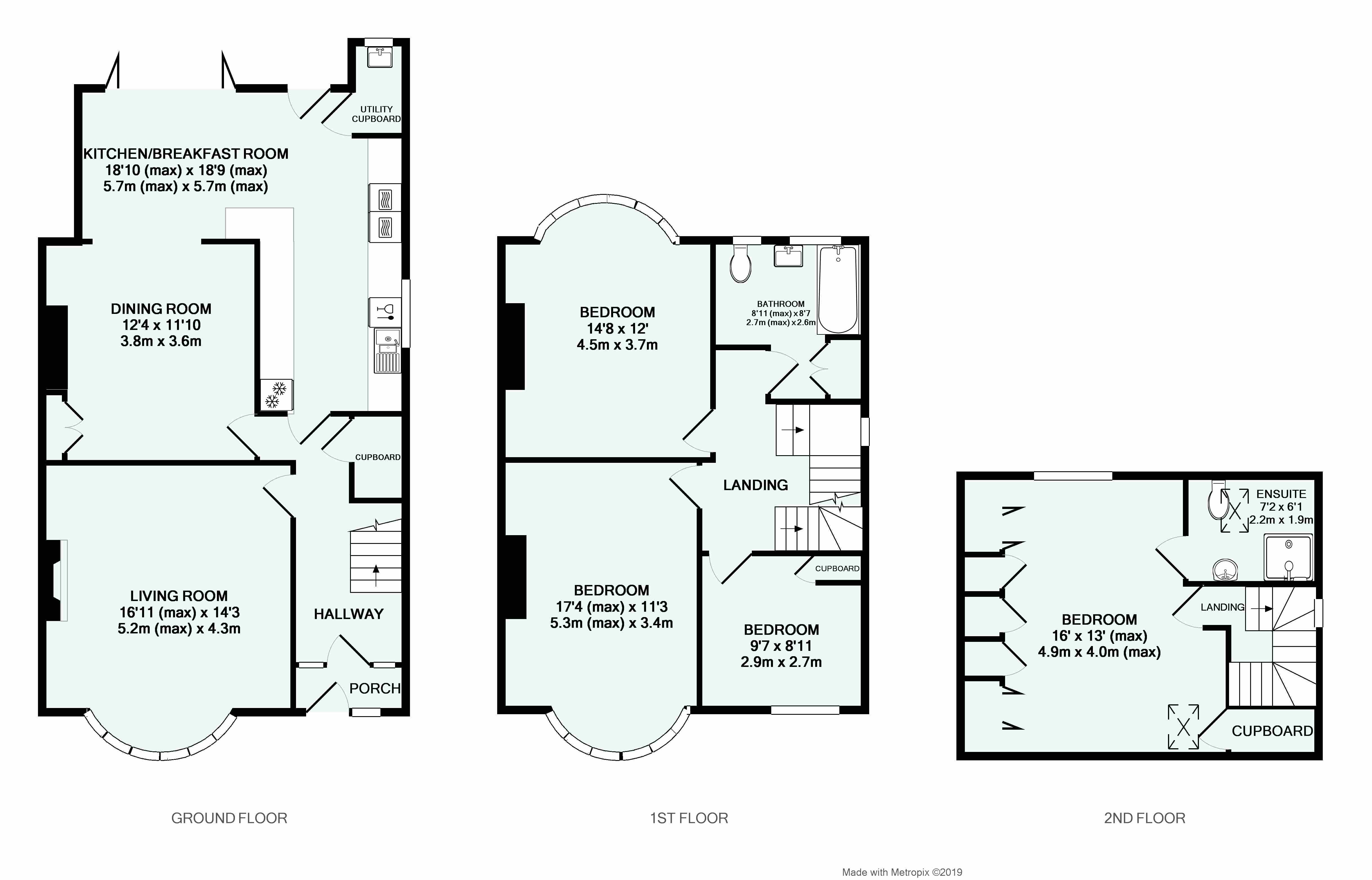 4 bed semidetached house for sale in Buckerell Avenue, St Leonards