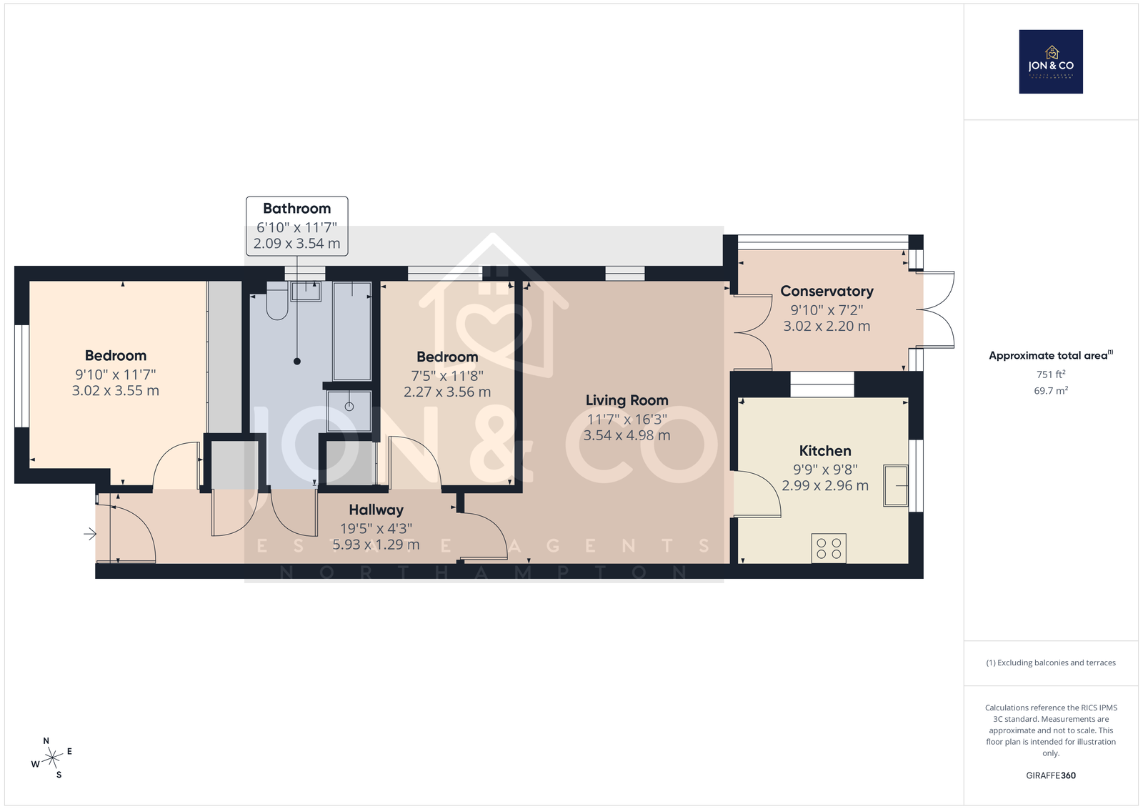 1, Old Orchard Lane, Northampton floorplan