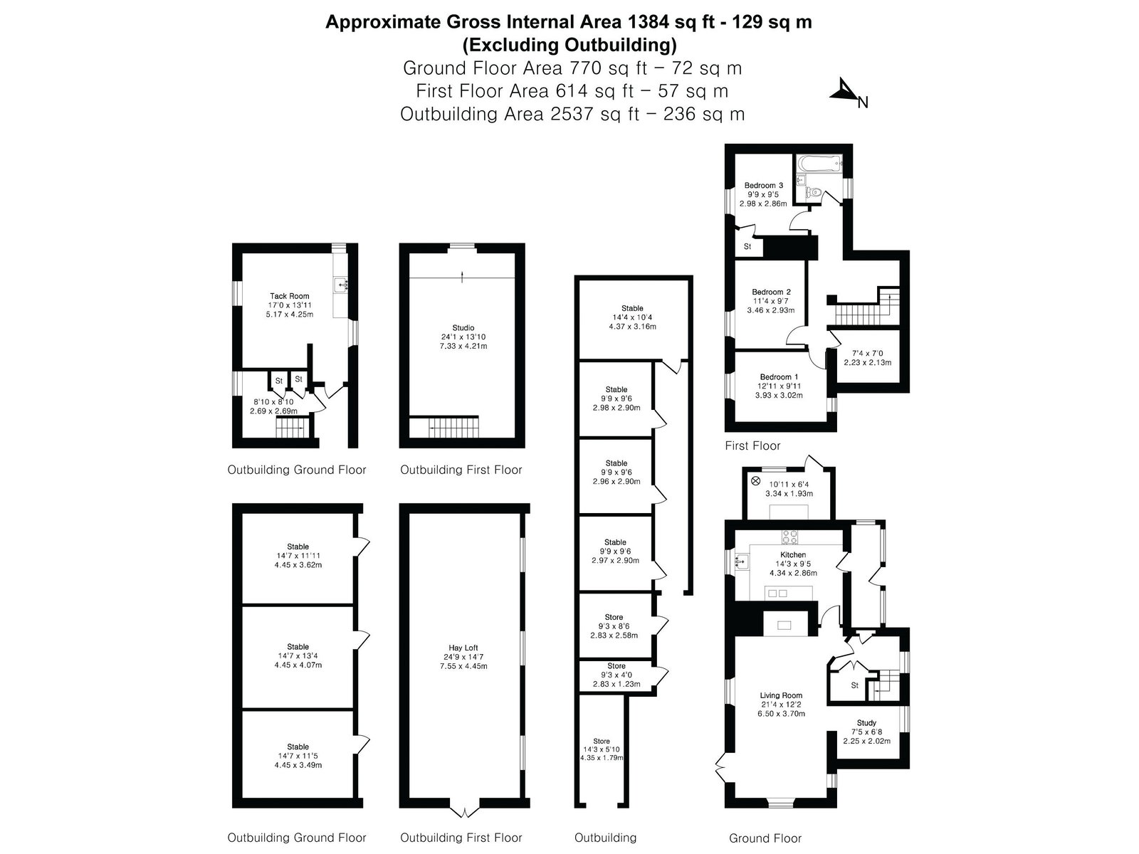 Treelands, South Brent floorplan
