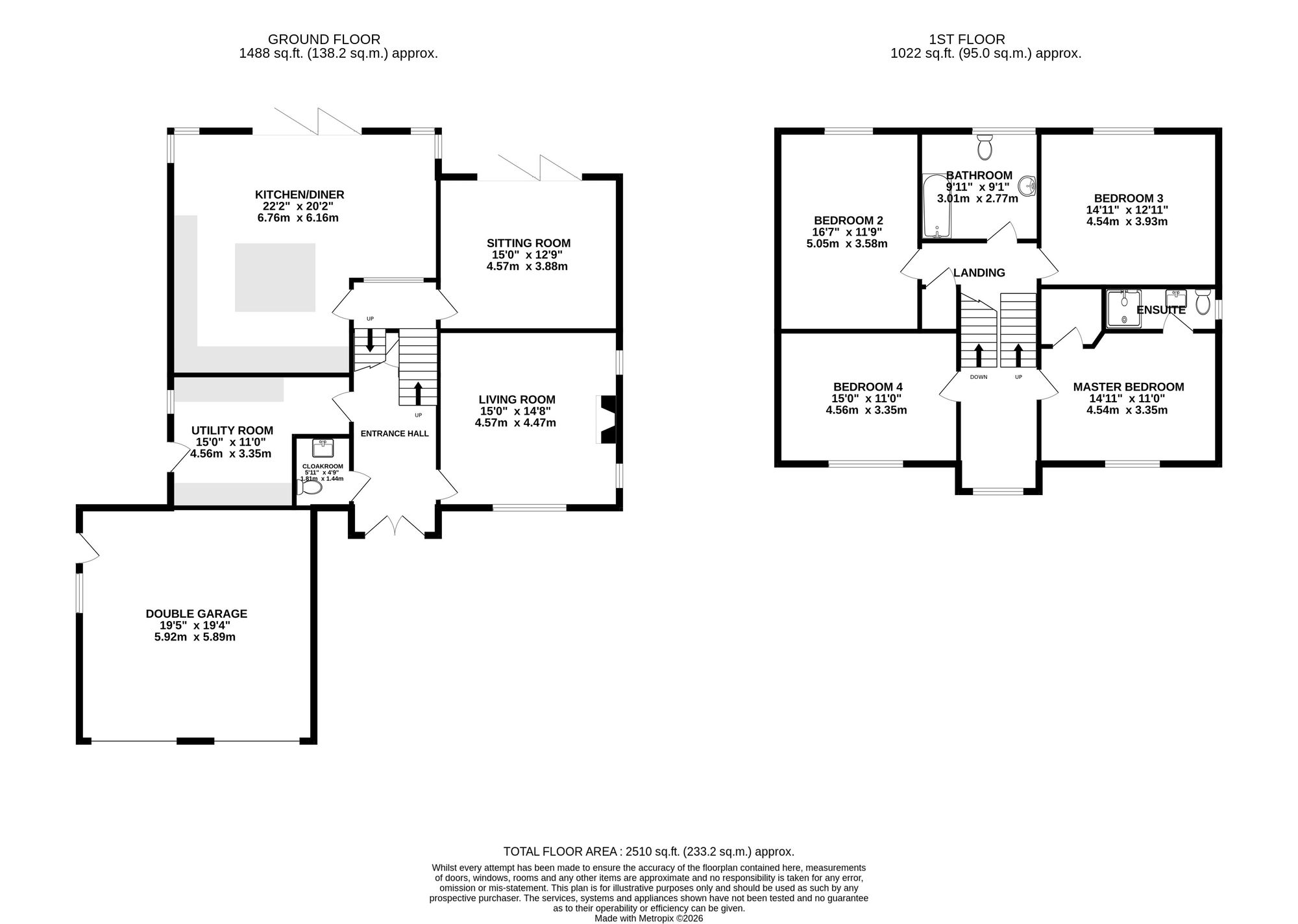12 Salford, Crewe floorplan