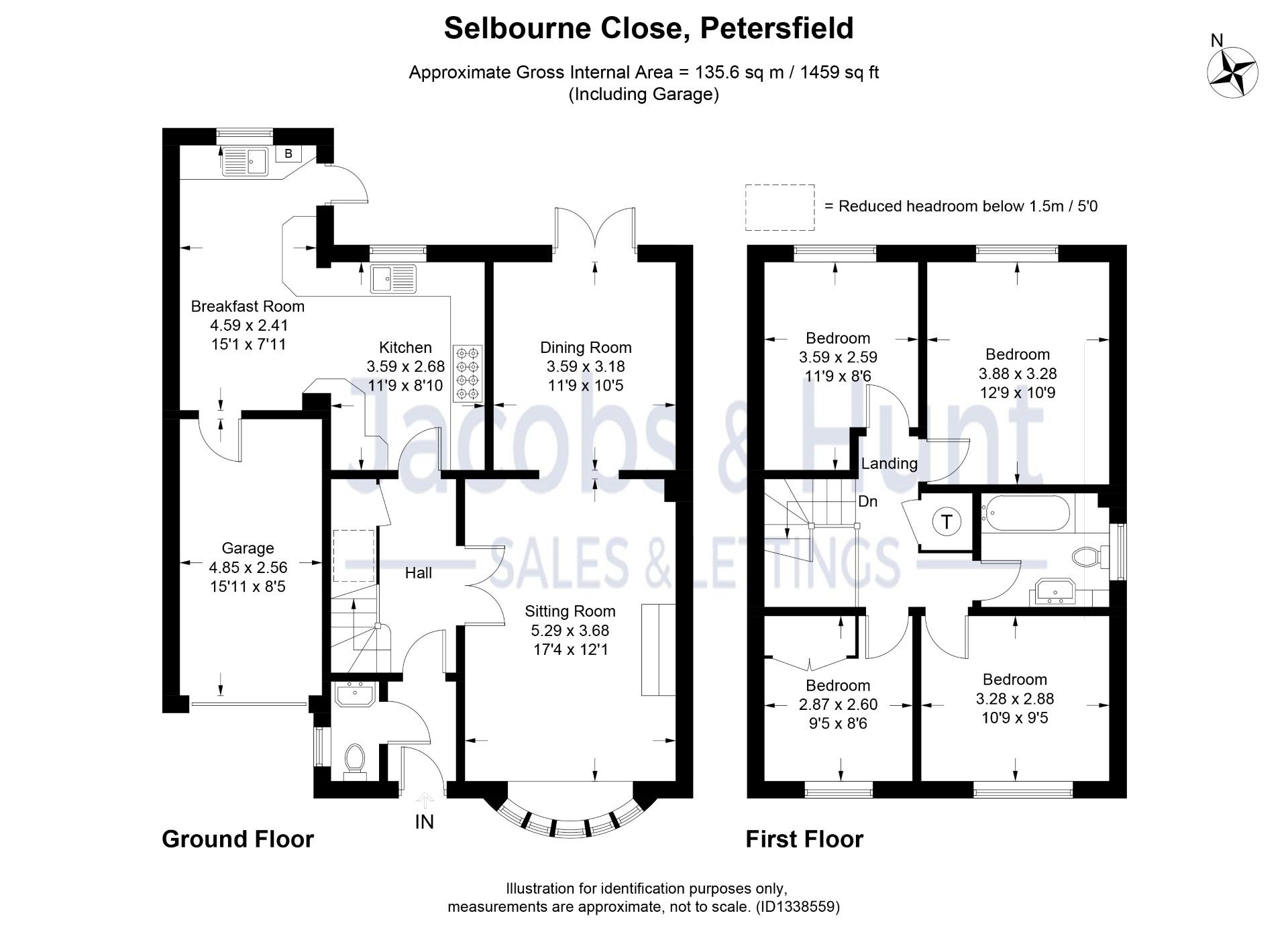 43, Selborne Close, Petersfield floorplan