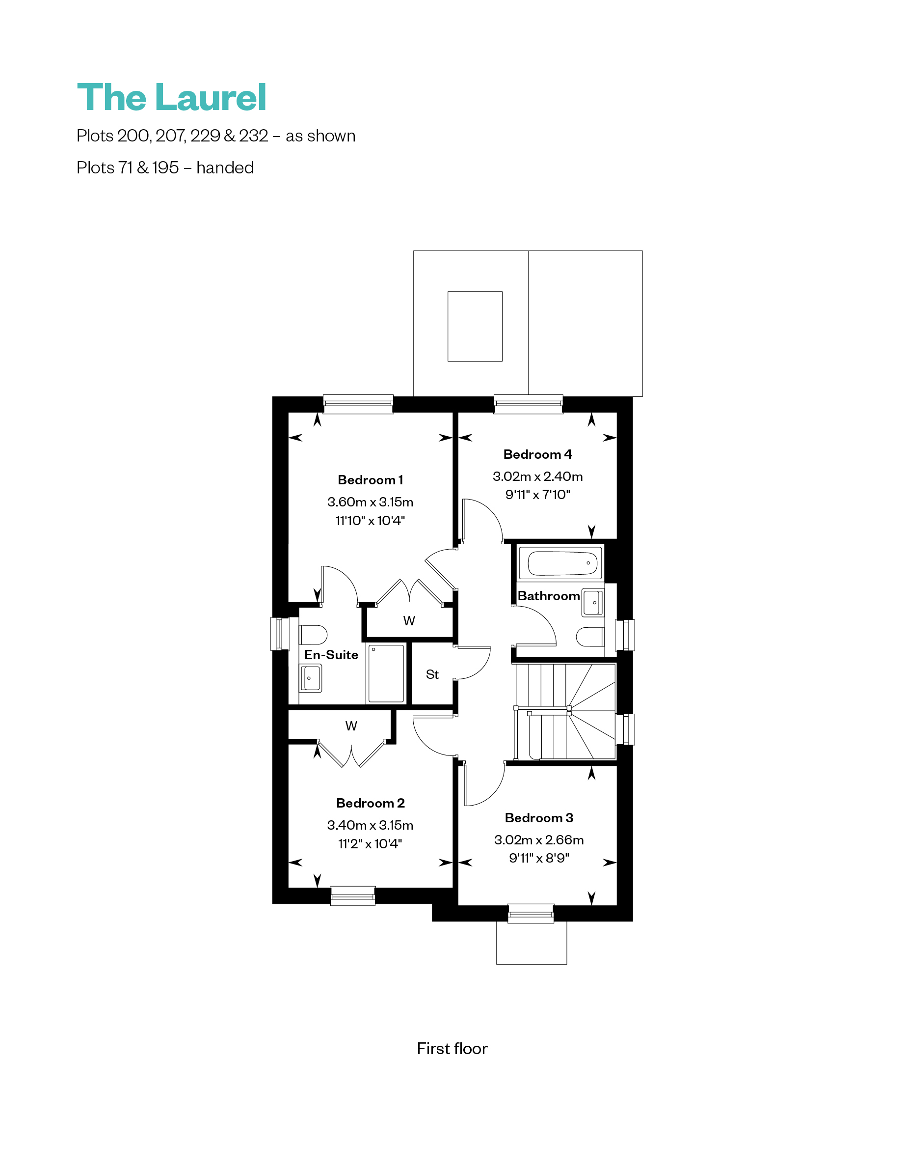 207, Oakley Lane, Merley, Bh21 1Sf floorplan