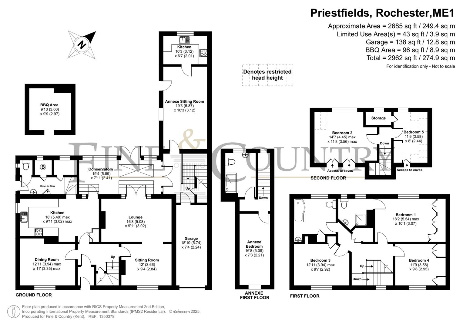 River View, 5, Priestfields, Rochester floorplan