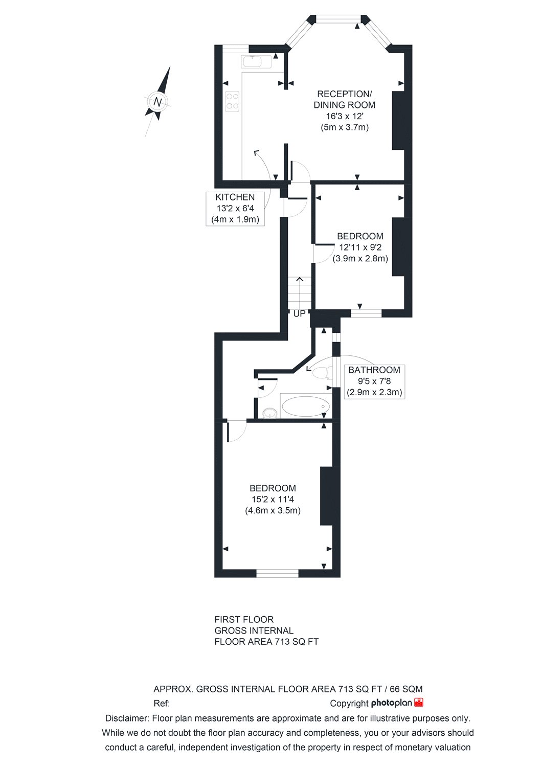 2 Bedrooms  to rent in Harvist Road, London NW6