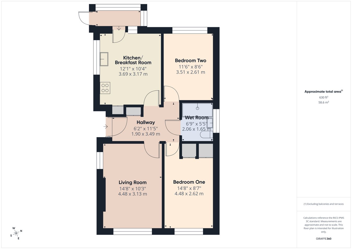 18, Flowers Close, Southampton floorplan