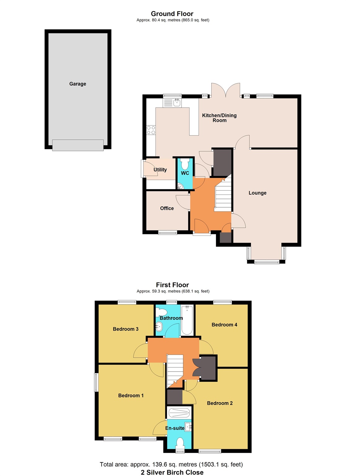 2, Silver Birch Close, Cwmbran floorplan