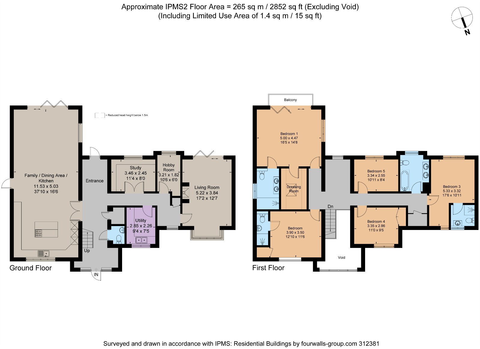 Lime Avenue, Camberley, Surrey GU15, 5 bedroom detached house to rent