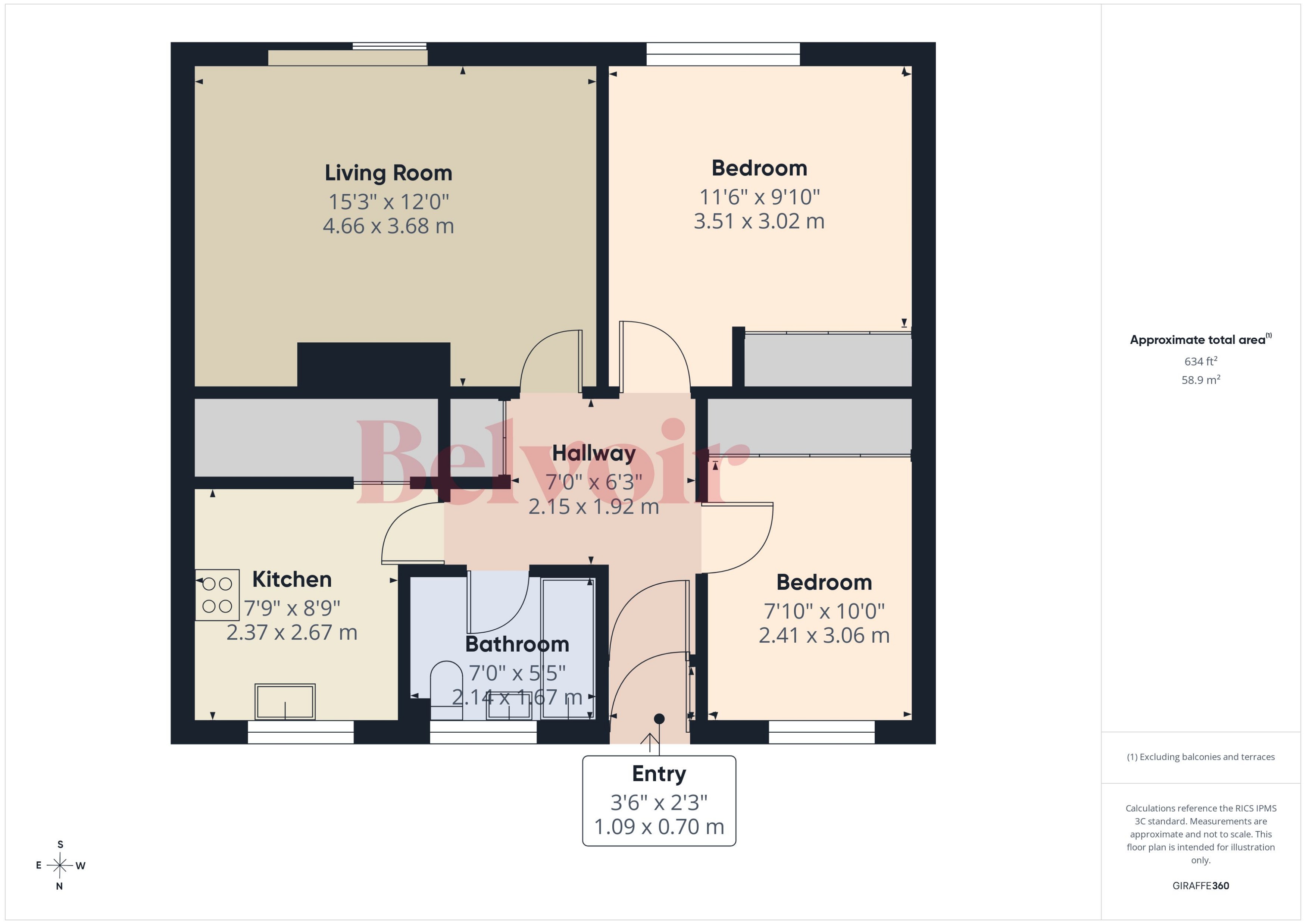 2, Montague Place, Basingstoke floorplan