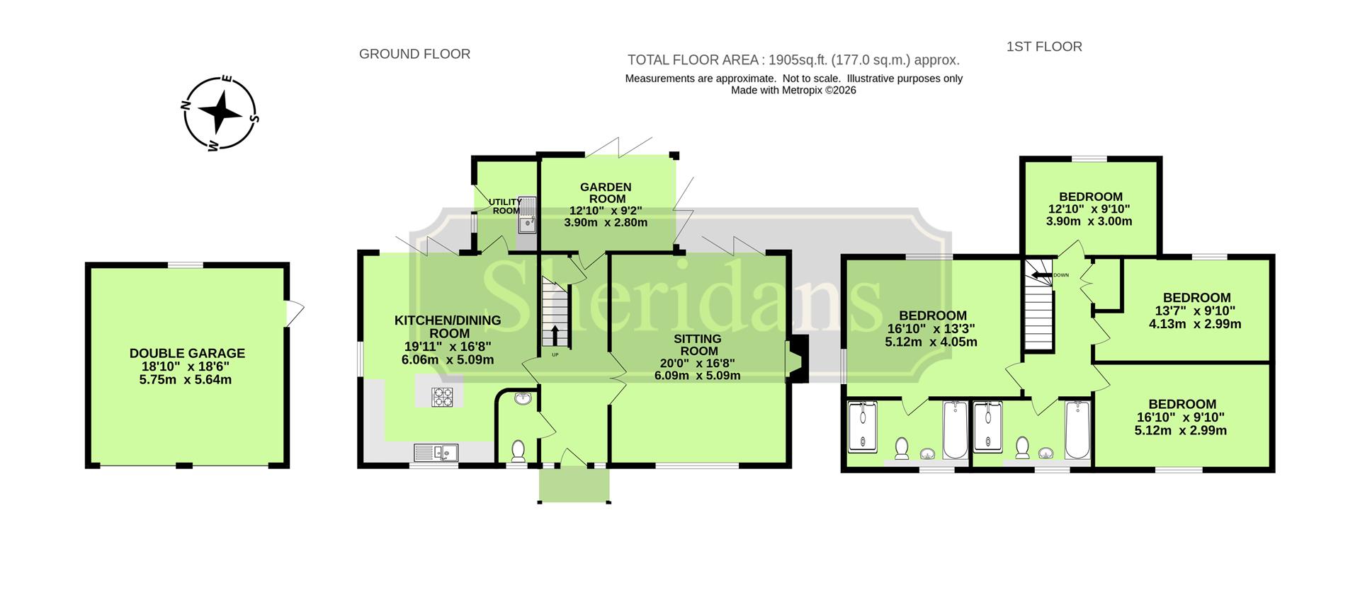 2, Honeywood Grove, Bury St. Edmunds floorplan