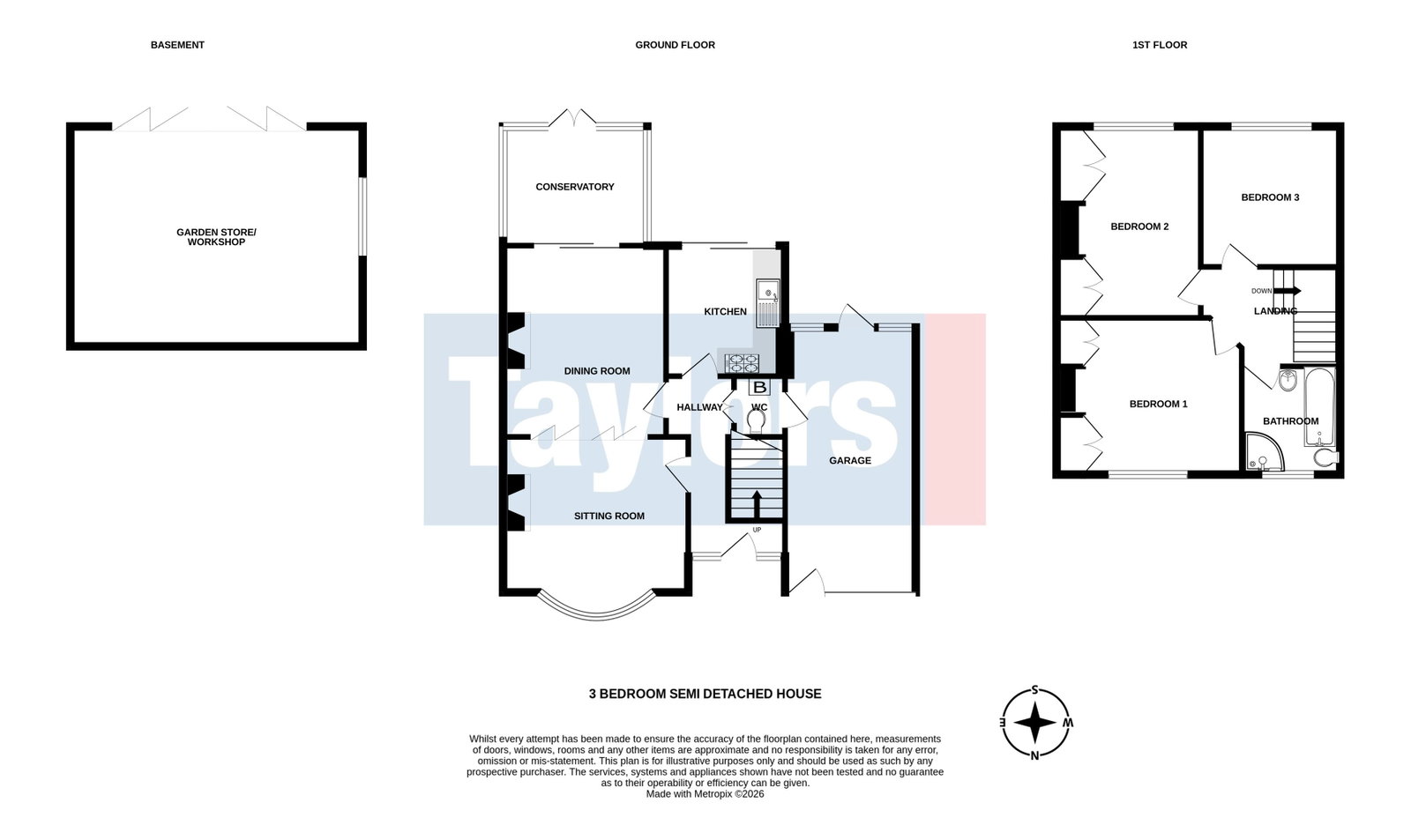 46, Monument Avenue, Stourbridge floorplan