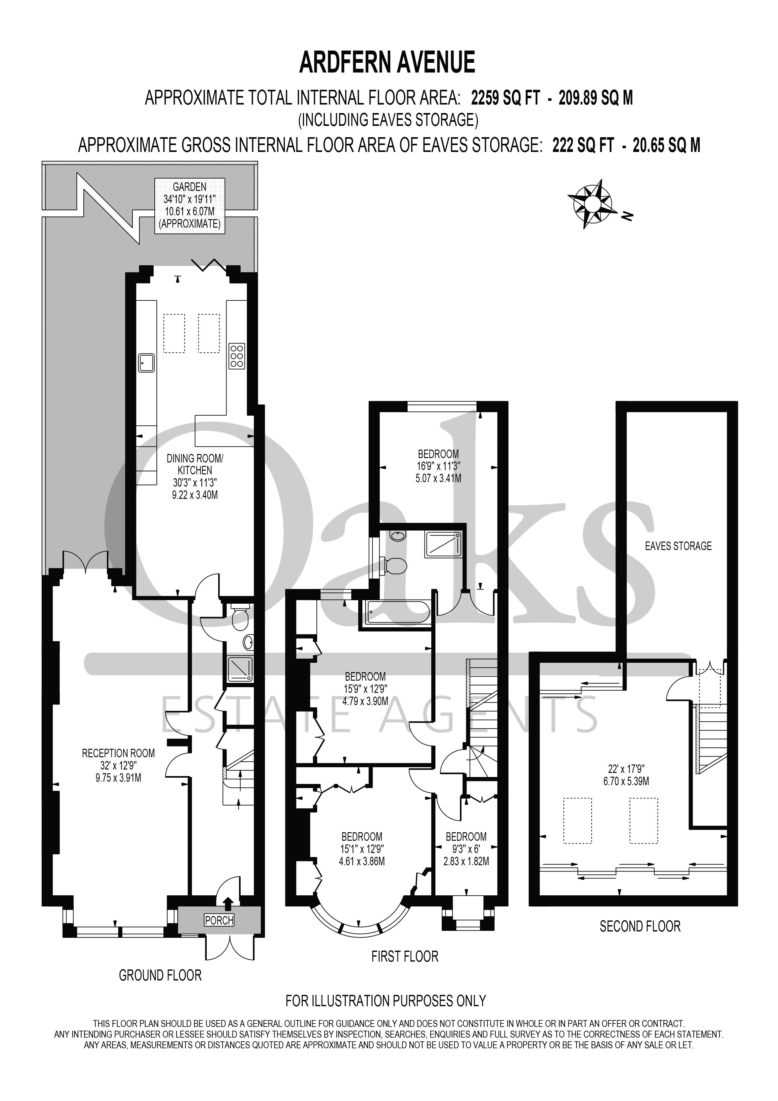 8, Ardfern Avenue, London floorplan