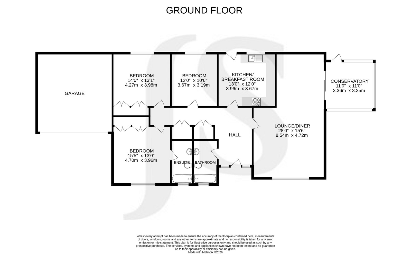 15, Burford Close, Worthing floorplan