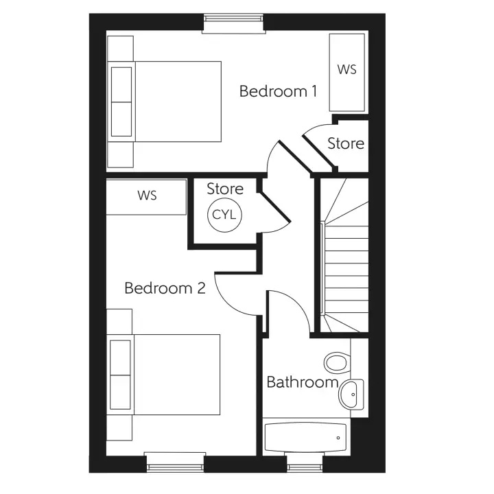 Plot 119, The Gonville,, Springstead Village, Cambridge floorplan
