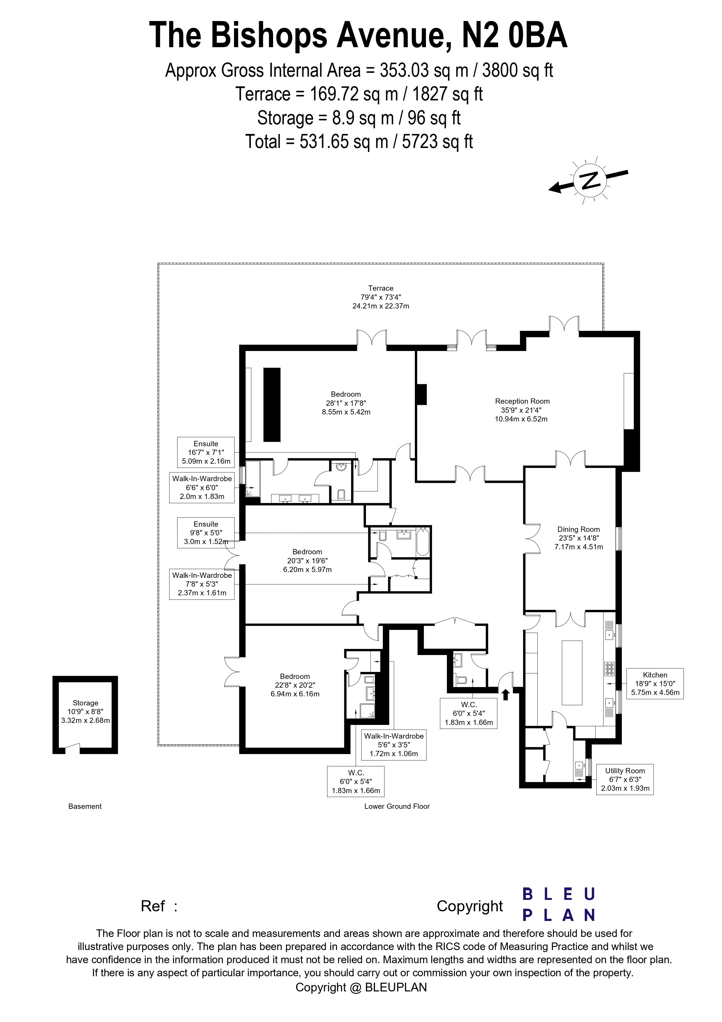 Allingham Court, The Bishops Avenue, The Bishops Avenue, London floorplan