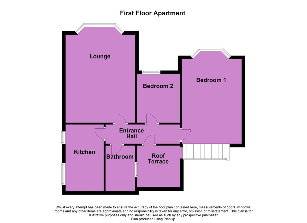 2 Bedrooms Flat for sale in Top Floor Flat, Roselands Lodge, Churchdale Road, Eastbourne BN22