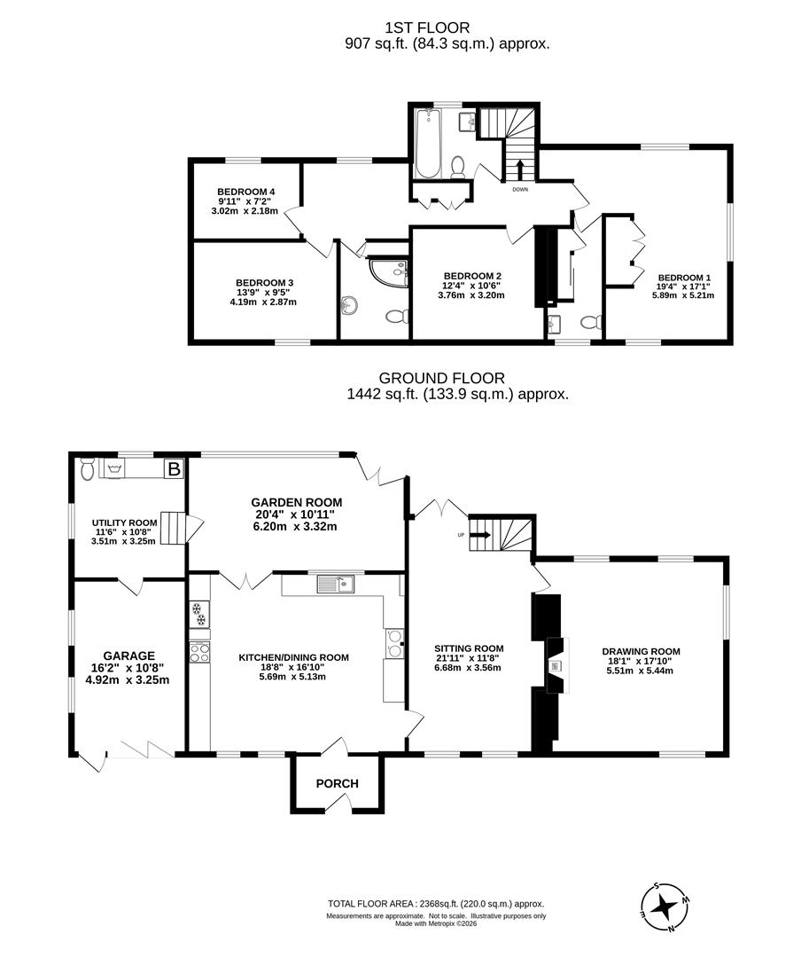 Spring House, Thrushelton, Okehampton floorplan