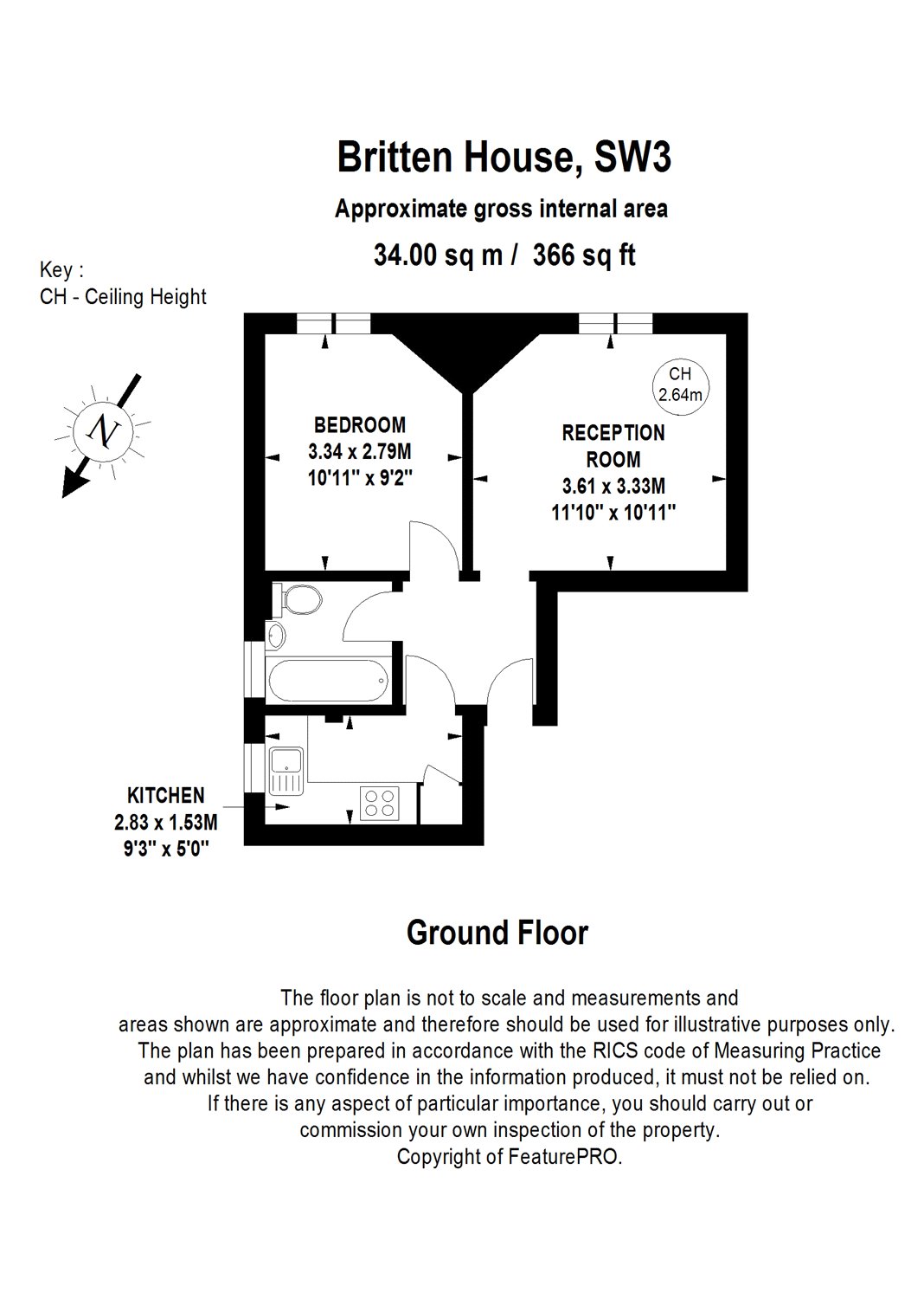 1 Bedrooms Flat for sale in Britten House, Britten Street, Chelsea SW3