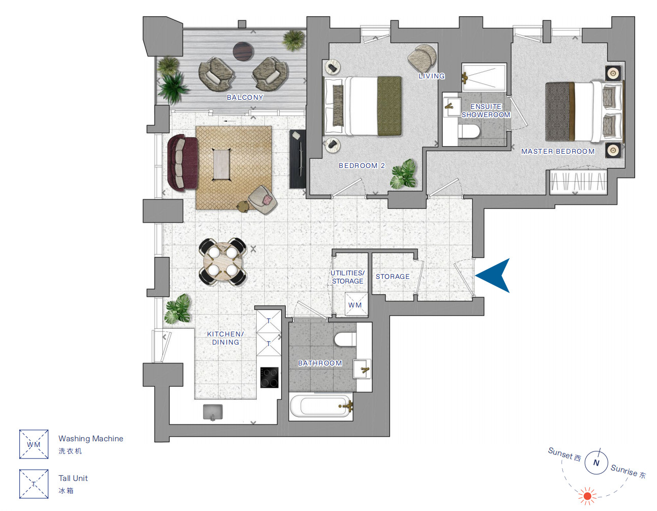 Flat 2001, Bouchon Point, London floorplan