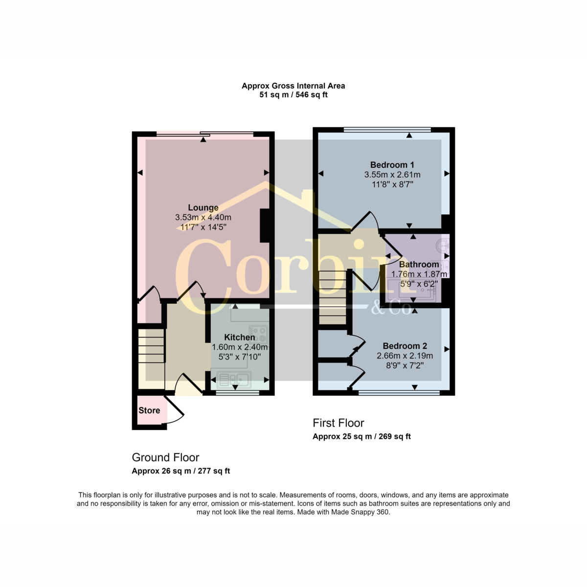 Trent Way, Ferndown floorplan