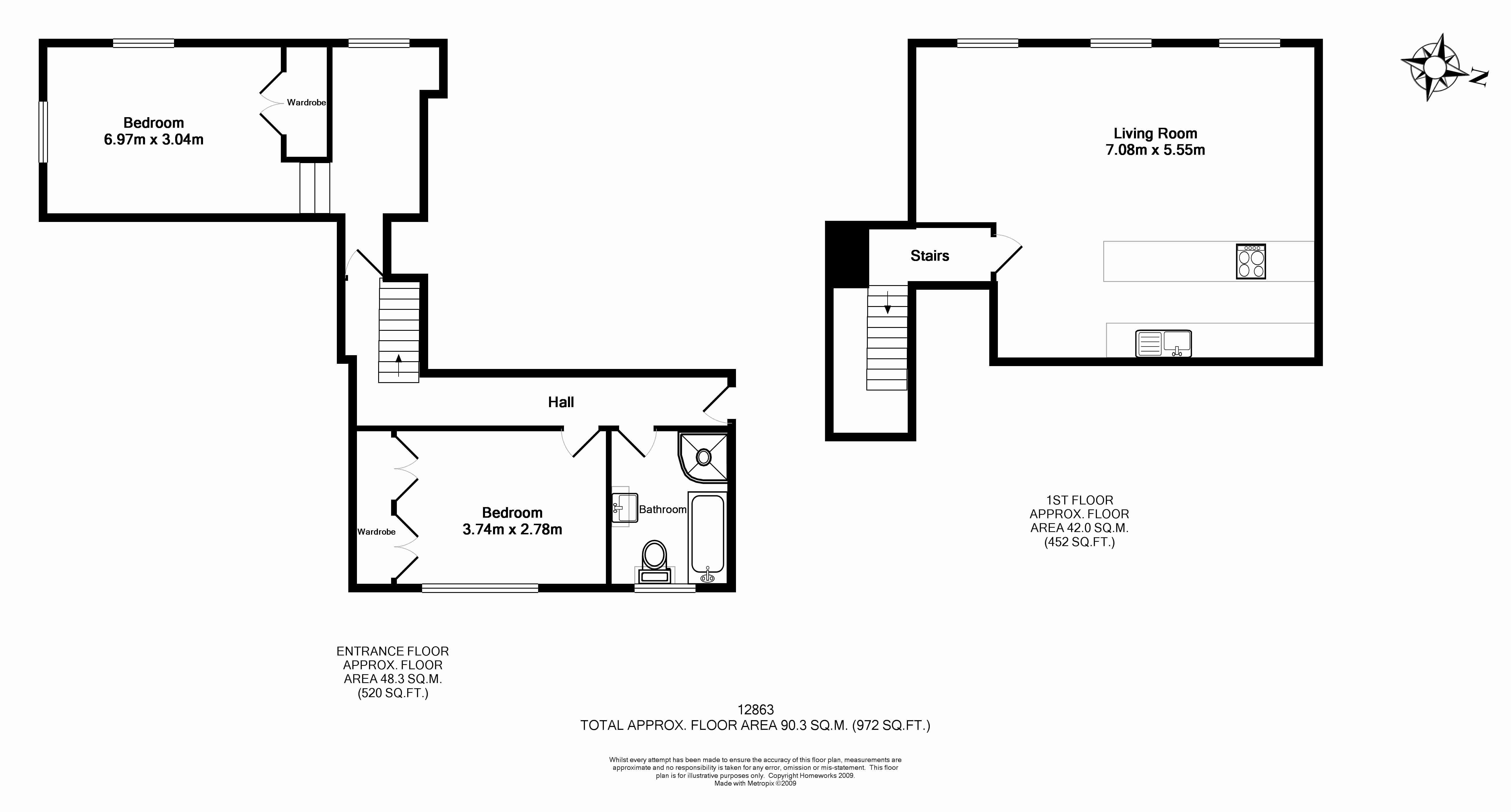 Apartment 3 The Old Bank, 33, Horsefair, Banbury floorplan