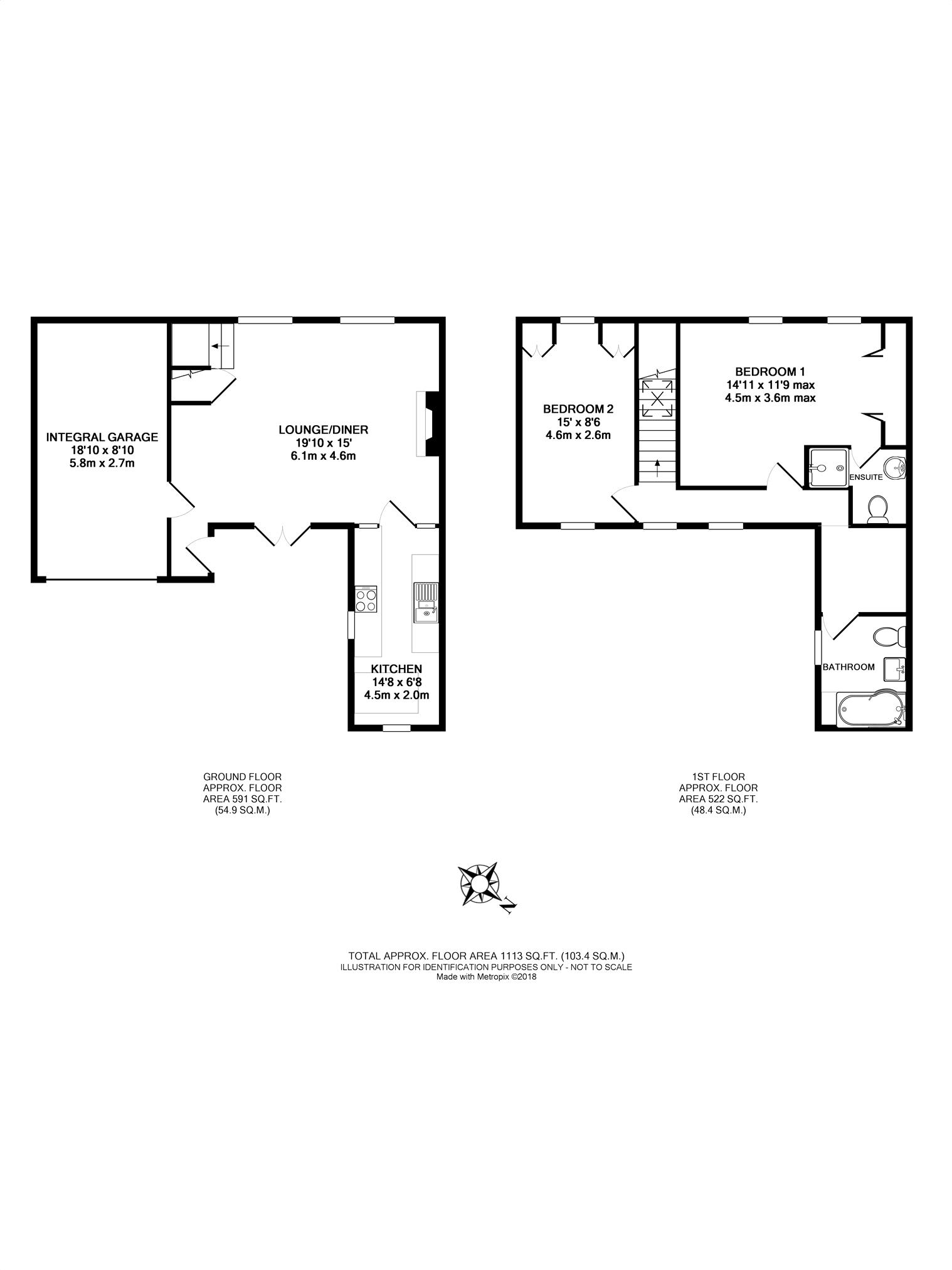 2 Bedrooms  to rent in Mill Mount Court, York YO24