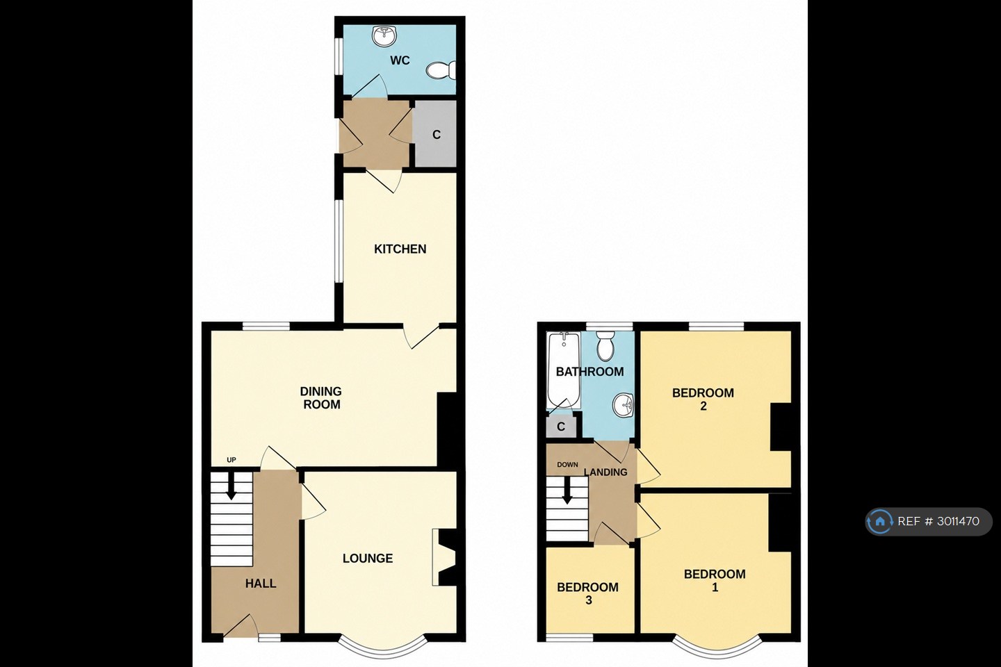 2, Bailey Grove, Middlesbrough, TS3 floorplan