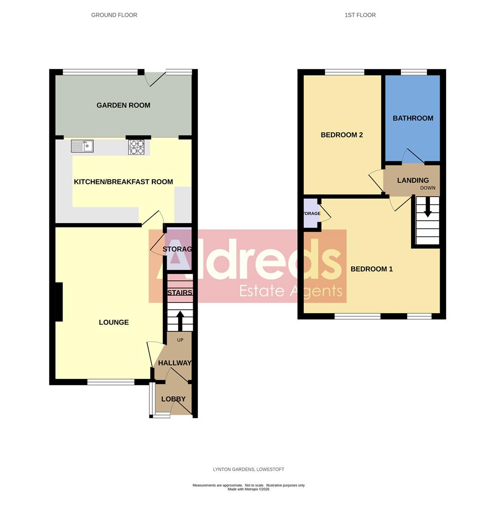 2, Lynton Gardens, Lowestoft floorplan