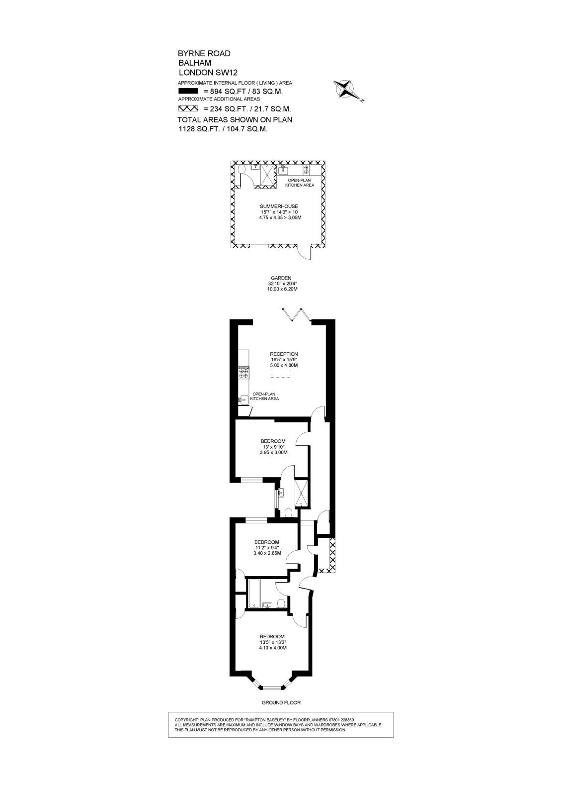 Byrne Road, SW12 floorplan