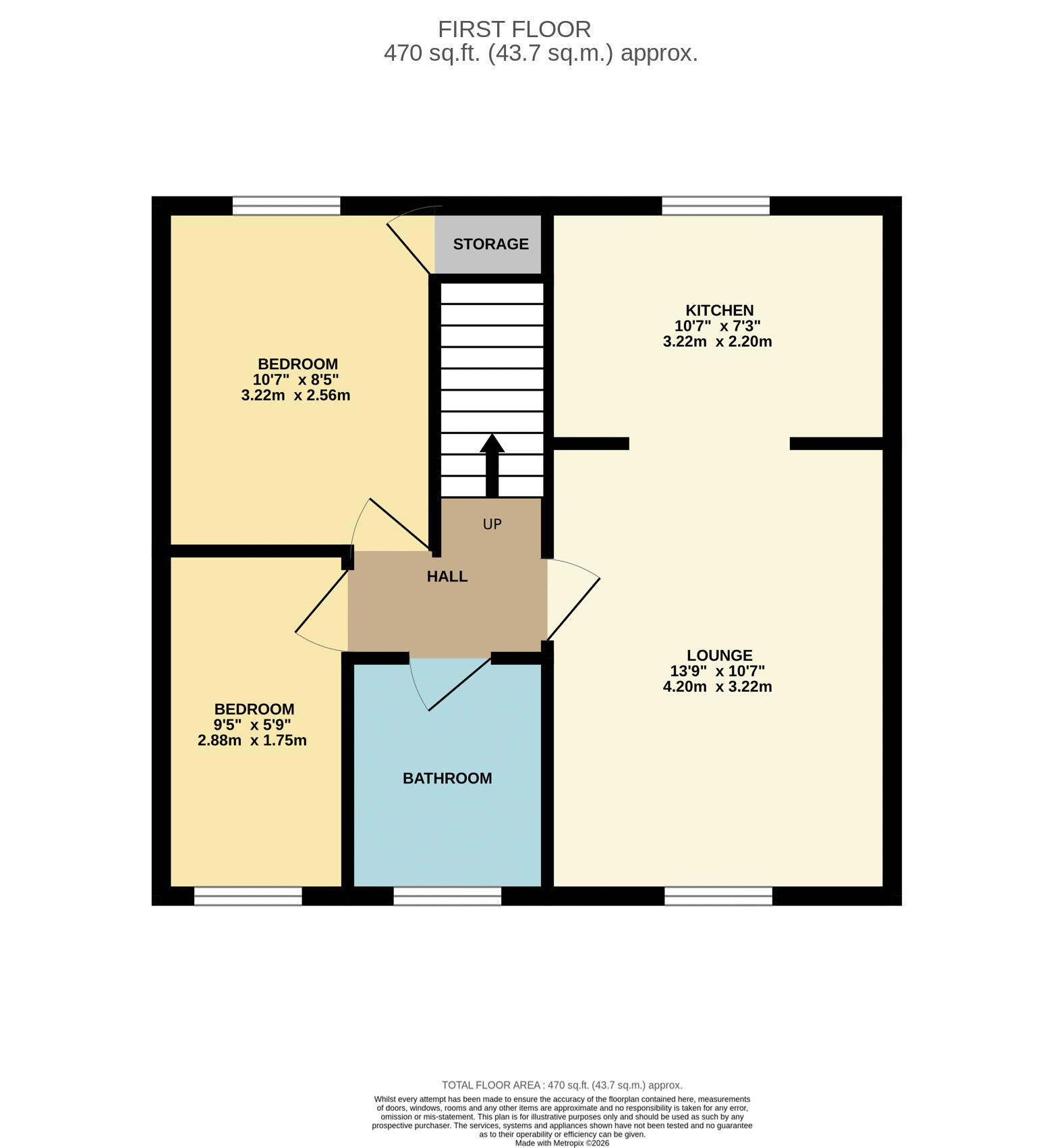 44, Hollybush Way, Waltham Cross floorplan