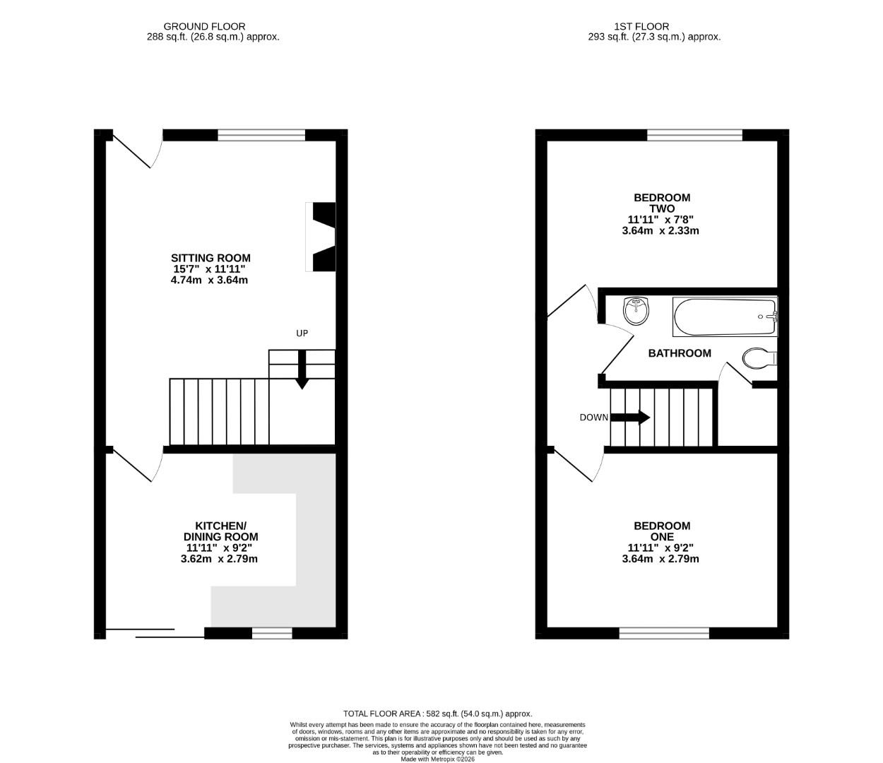 37, John Tame Close, Fairford floorplan
