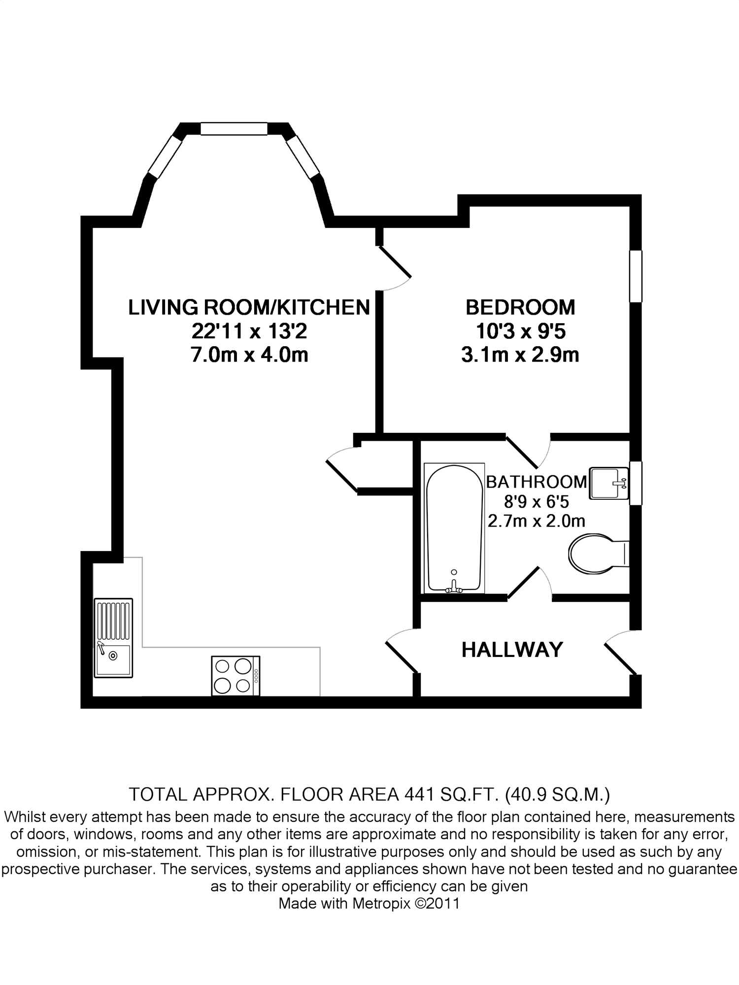 1 Bedrooms Flat to rent in Brondesbury Villas, Kilburn NW6
