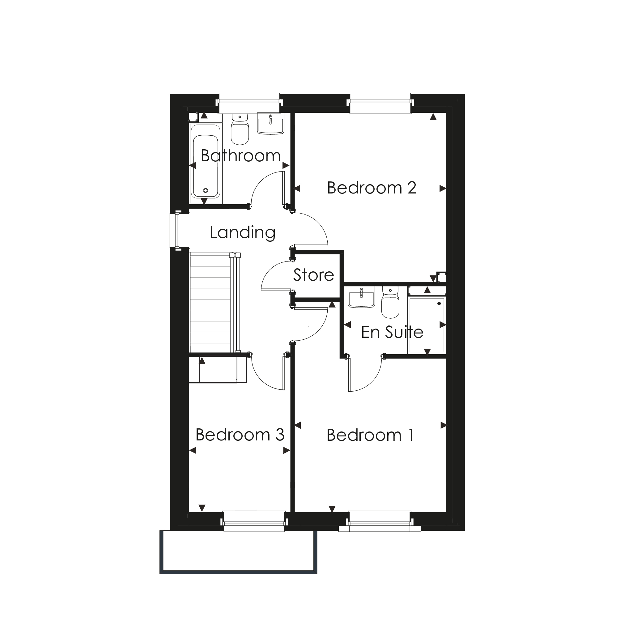 Off Bedwellty Road, Aberbargoed floorplan